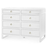 Newton Large 8 Drawer Dresser - White Dresser NTN-225-09