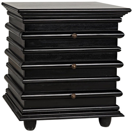 Noir Ascona Side Table Accent & Side Tables