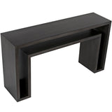 Noir Caine Console Wooden Console Table