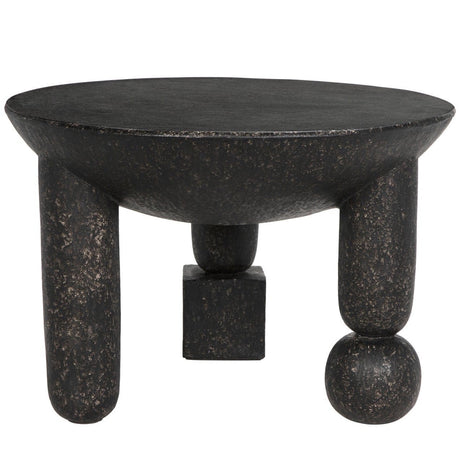 Noir Delfi Side Table Accent & Side Tables