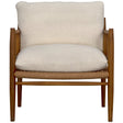 Noir Giuseppe Chair w/US Made Cushions Chairs noir-AE-260T-WHT