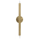 Noir Straight Sconce Sconces Noir LAMP511MB-store