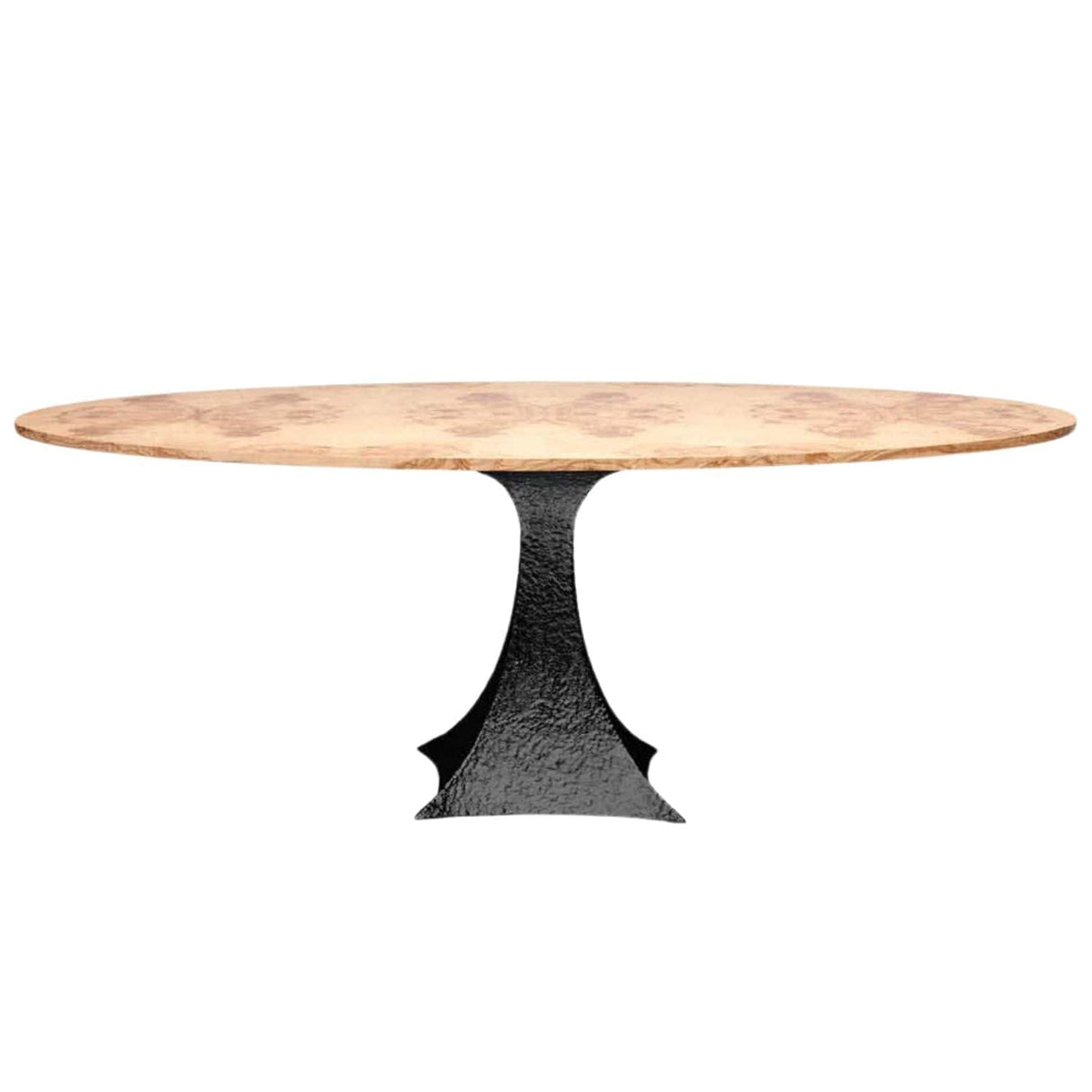 Noor Oval Dining Table Dining Tables FURNOOR7242BZ-OA