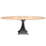 Noor Oval Dining Table Dining Tables FURNOOR7242BZ-OA