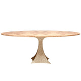 Noor Oval Dining Table Dining Tables FURNOOR7242GL-OA
