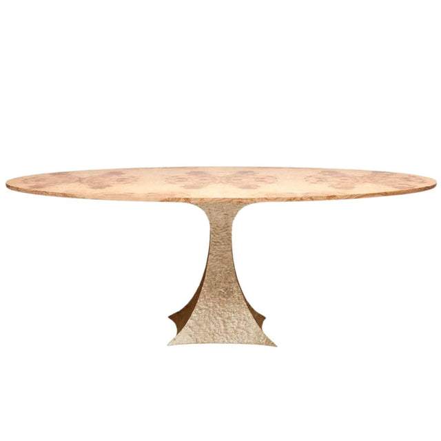 Noor Oval Dining Table Dining Tables FURNOOR7242GL-OA