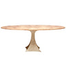 Noor Oval Dining Table Dining Tables FURNOOR7242GL-OA
