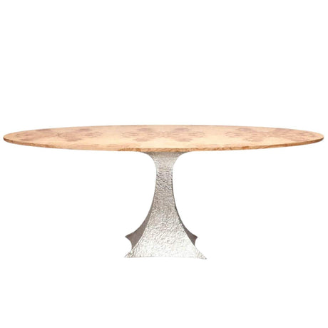 Noor Oval Dining Table Dining Tables FURNOOR7242SL-OA