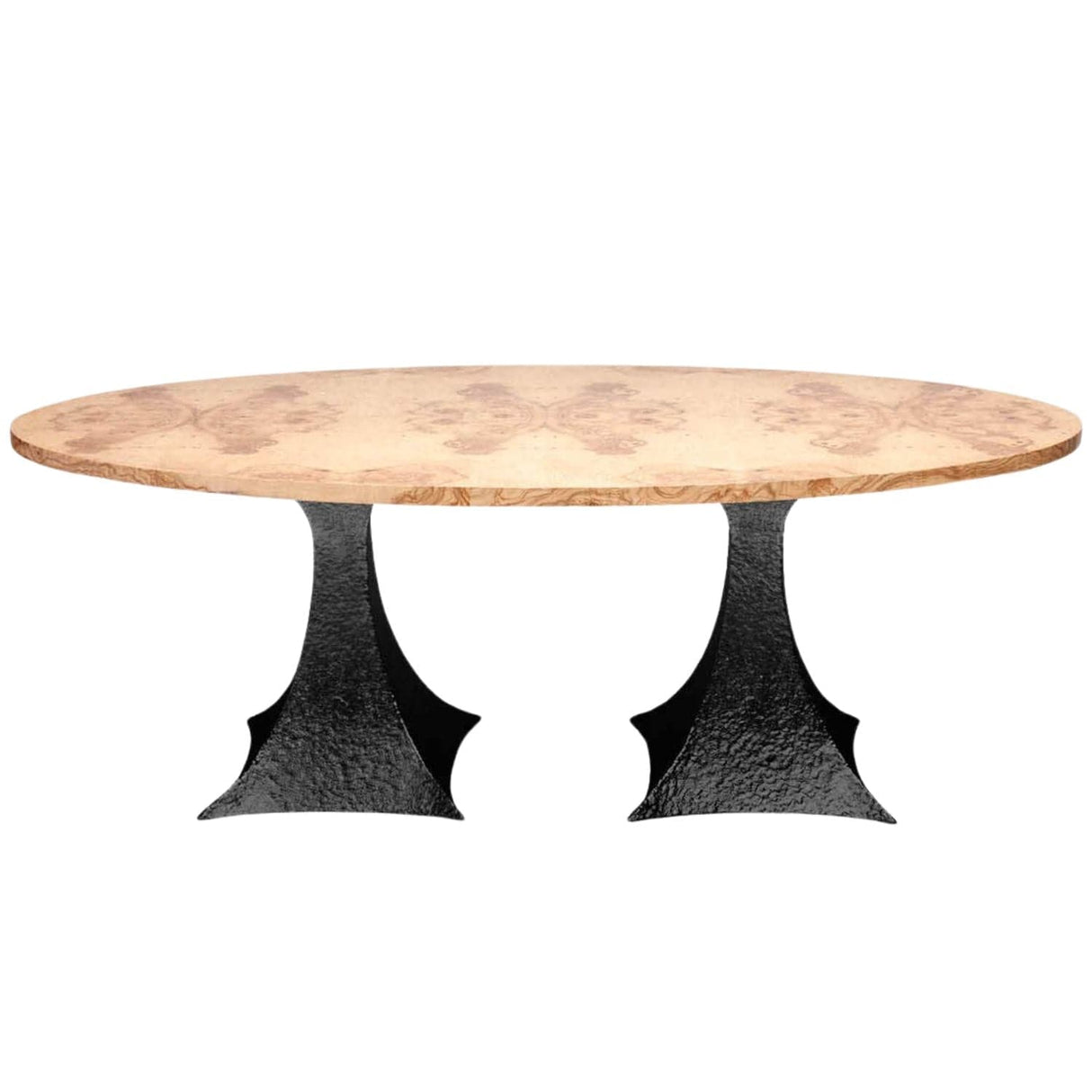 Noor Oval Dining Table Dining Tables FURNOOR8442BZ-OA