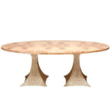 Noor Oval Dining Table Dining Tables FURNOOR8442GL-OA