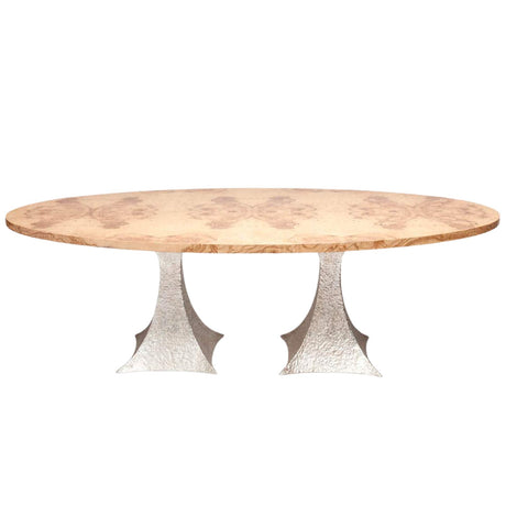 Noor Oval Dining Table Dining Tables FURNOOR8442SL-OA