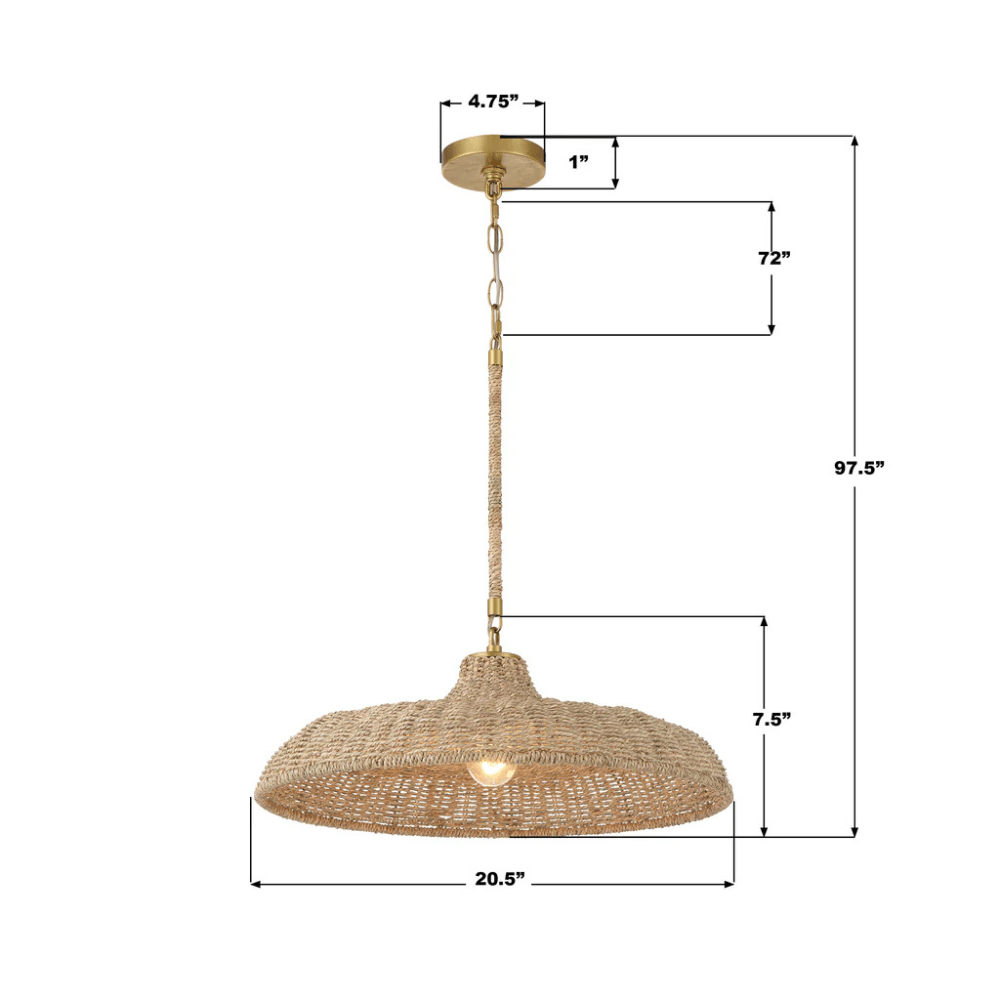 Odessa Pendant Pendant Lighting ODS-7801-SG 633779100017
