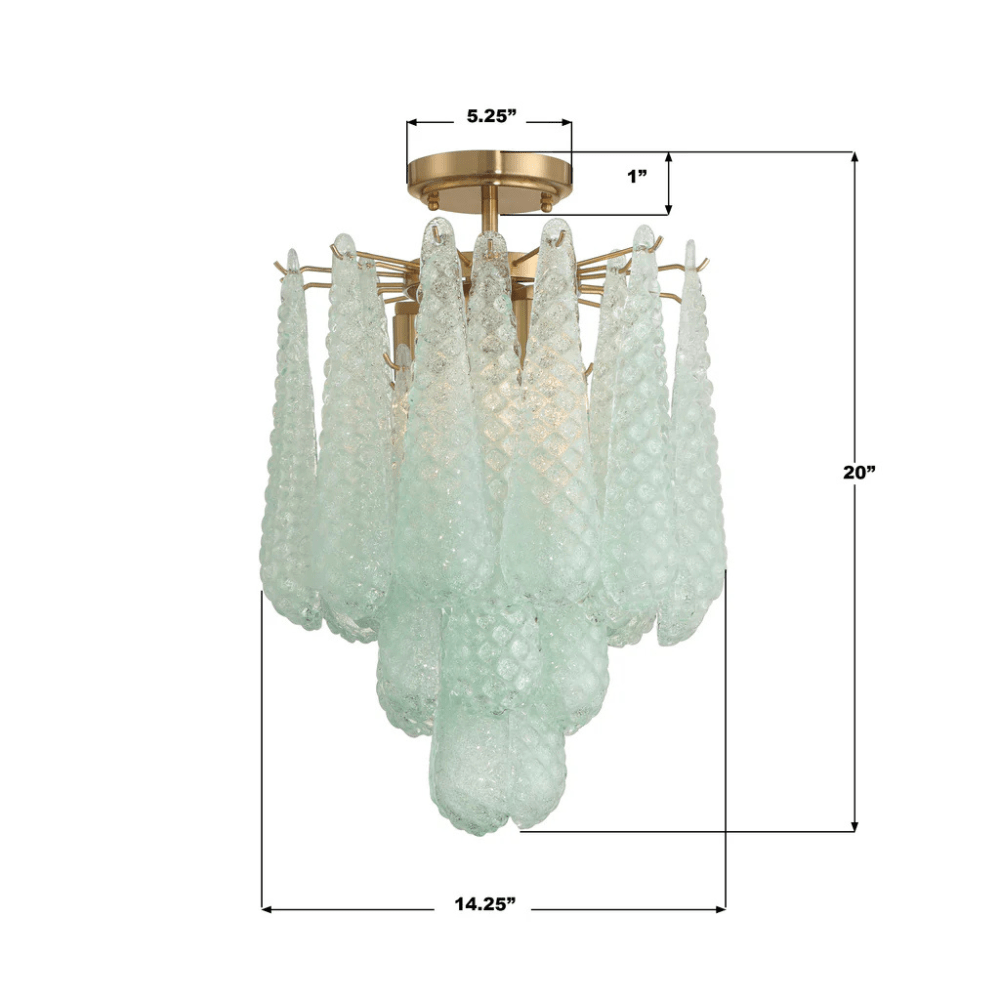 Ollie Semi Flush Flush Mount