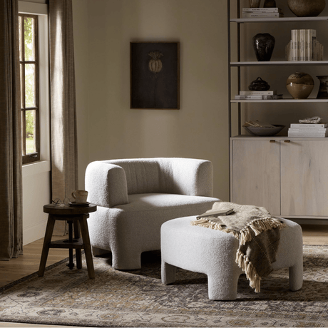 Olvera Chair W/ Ottoman Occasional Chair 247145-001 801542989415