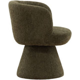 Omaira Swivel Dining Chair Dining Chairs + Benches DOV34101-GREN