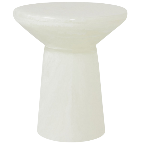 Omer Drink Table Outdoor Side Tables FUROMERST1618WH