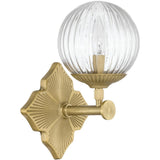 Orly 1-Light Sconce Sconces ORY-1001-AG-CL 633779101656