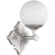 Orly 1-Light Sconce Sconces ORY-1001-PN-WH 633779101687