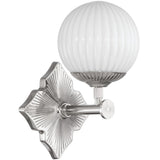 Orly 1-Light Sconce Sconces ORY-1001-PN-WH 633779101687