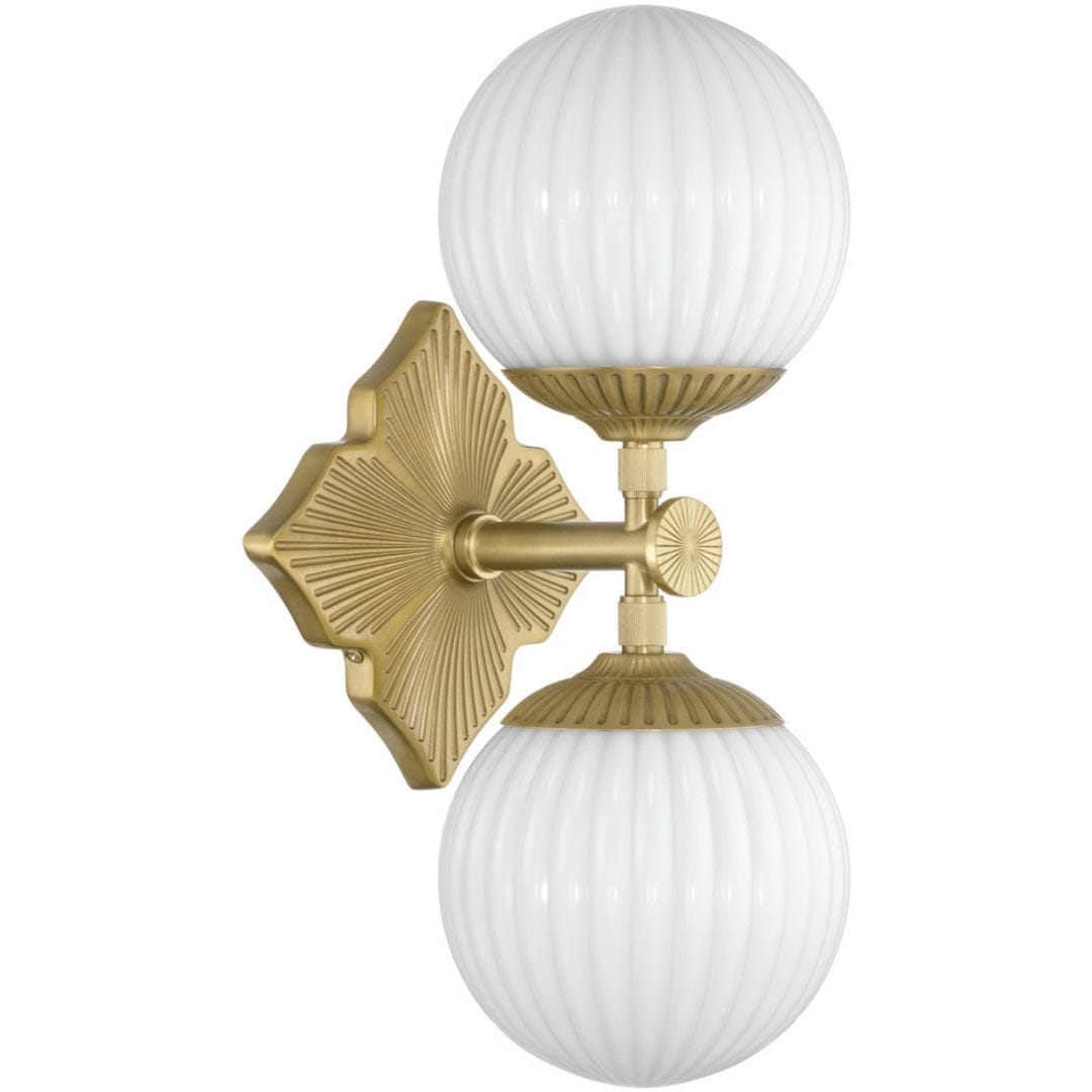 Orly 2-Light Sconce Sconces ORY-1002-AG-WH 633779101717