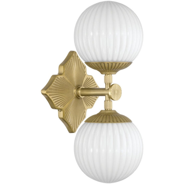 Orly 2-Light Sconce Sconces ORY-1002-AG-WH 633779101717