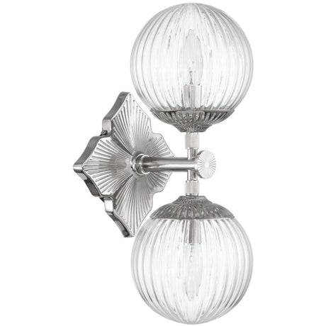 Orly 2-Light Sconce Sconces ORY-1002-PN-CL 633779101700