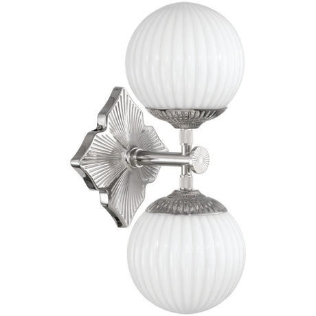 Orly 2-Light Sconce Sconces ORY-1002-PN-WH 633779101724