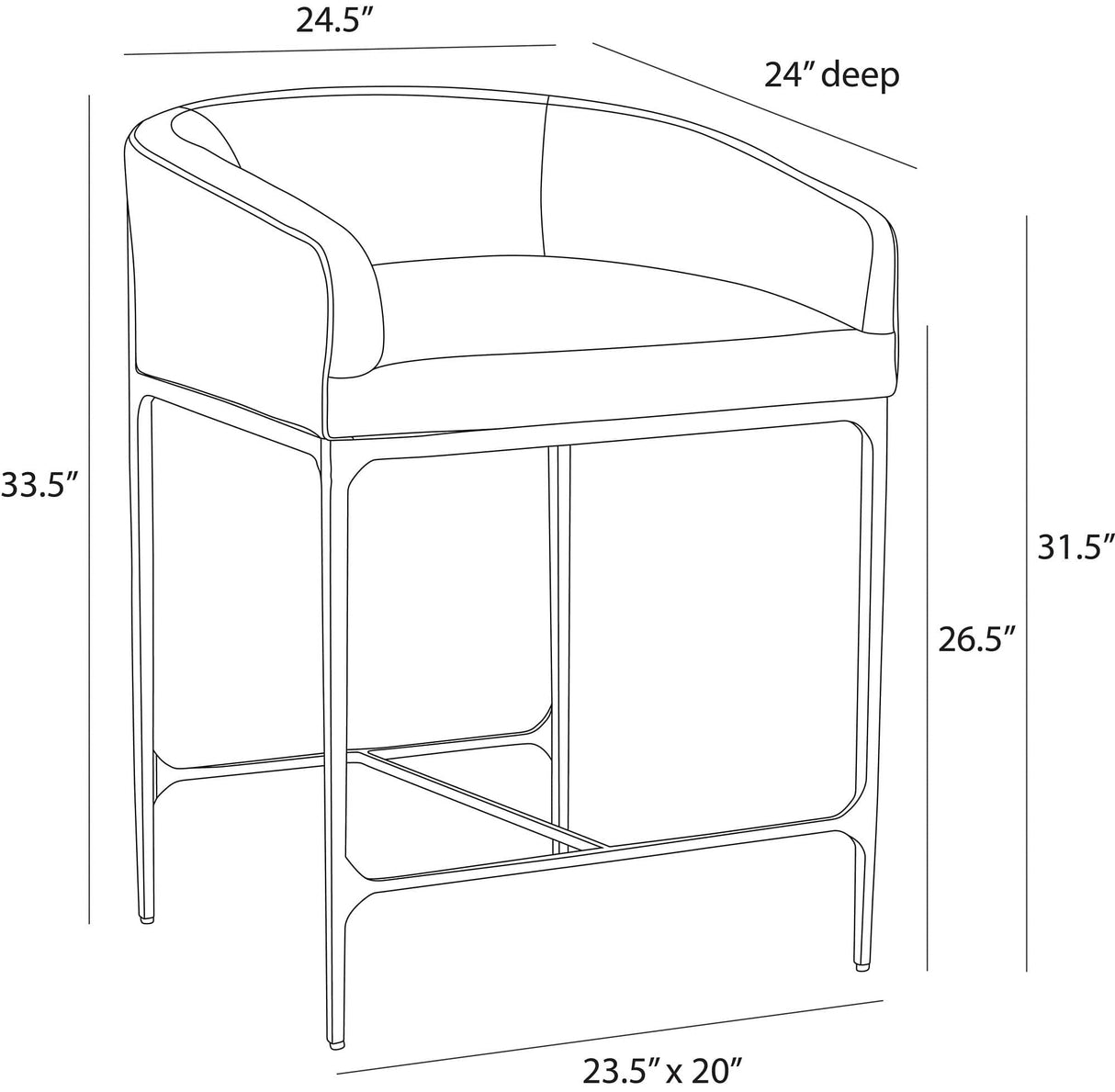 Osbourne Bar & Counter Stool Bar & Counter Stools