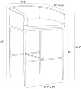 Osbourne Counter + Bar Stool Bar & Counter Stools