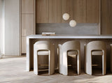 Overlap Counter + Bar Stool Bar + Counter Stools