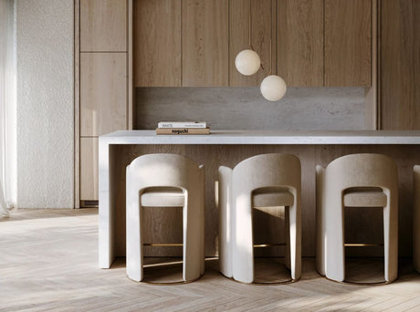 Overlap Counter + Bar Stool Bar + Counter Stools