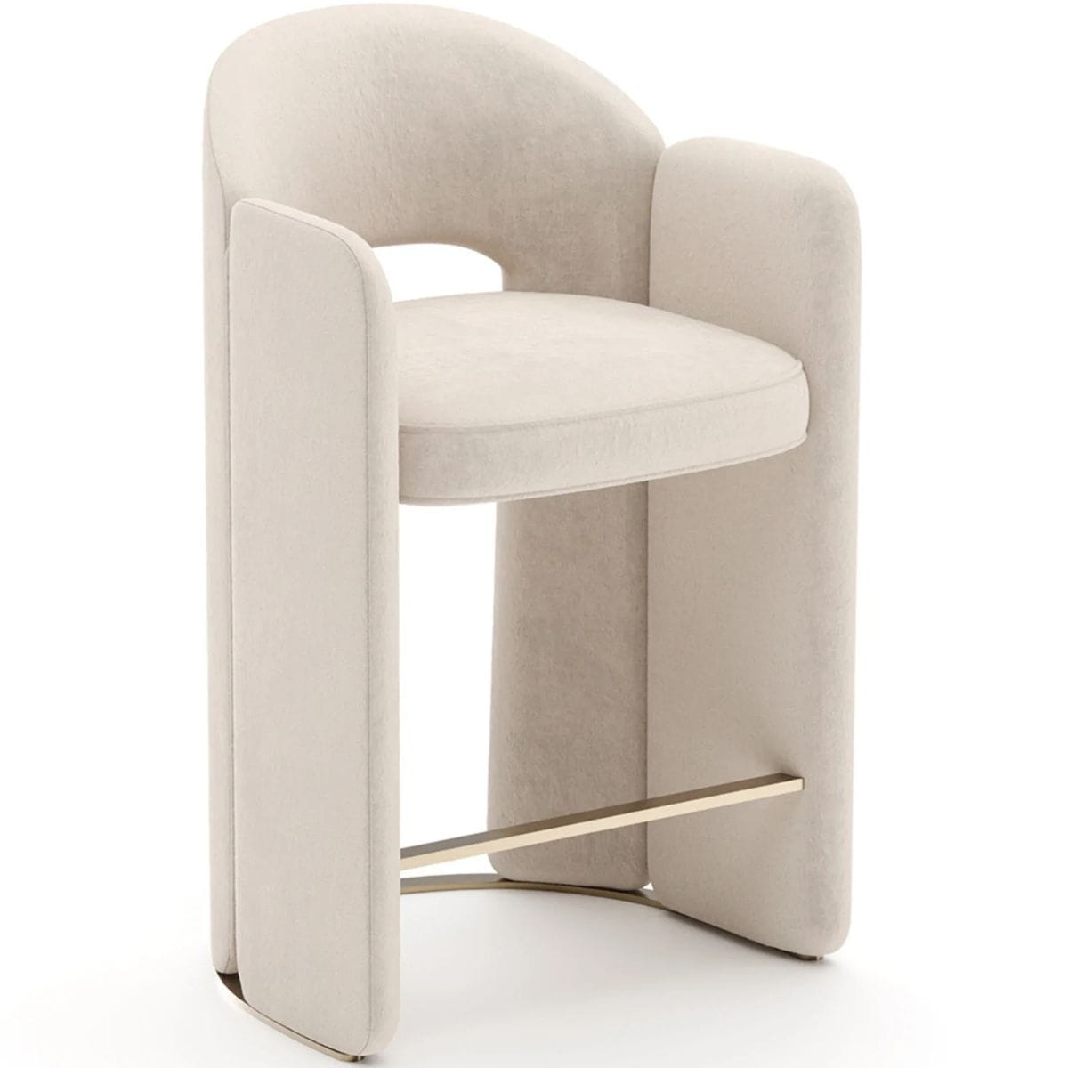 Overlap Counter + Bar Stool Bar + Counter Stools