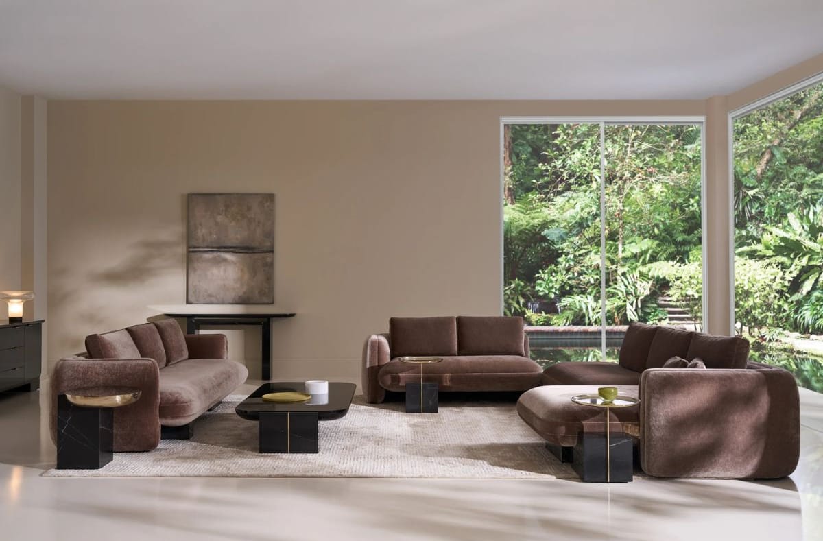 Overlap Rectangular Cocktail Table Coffee Tables