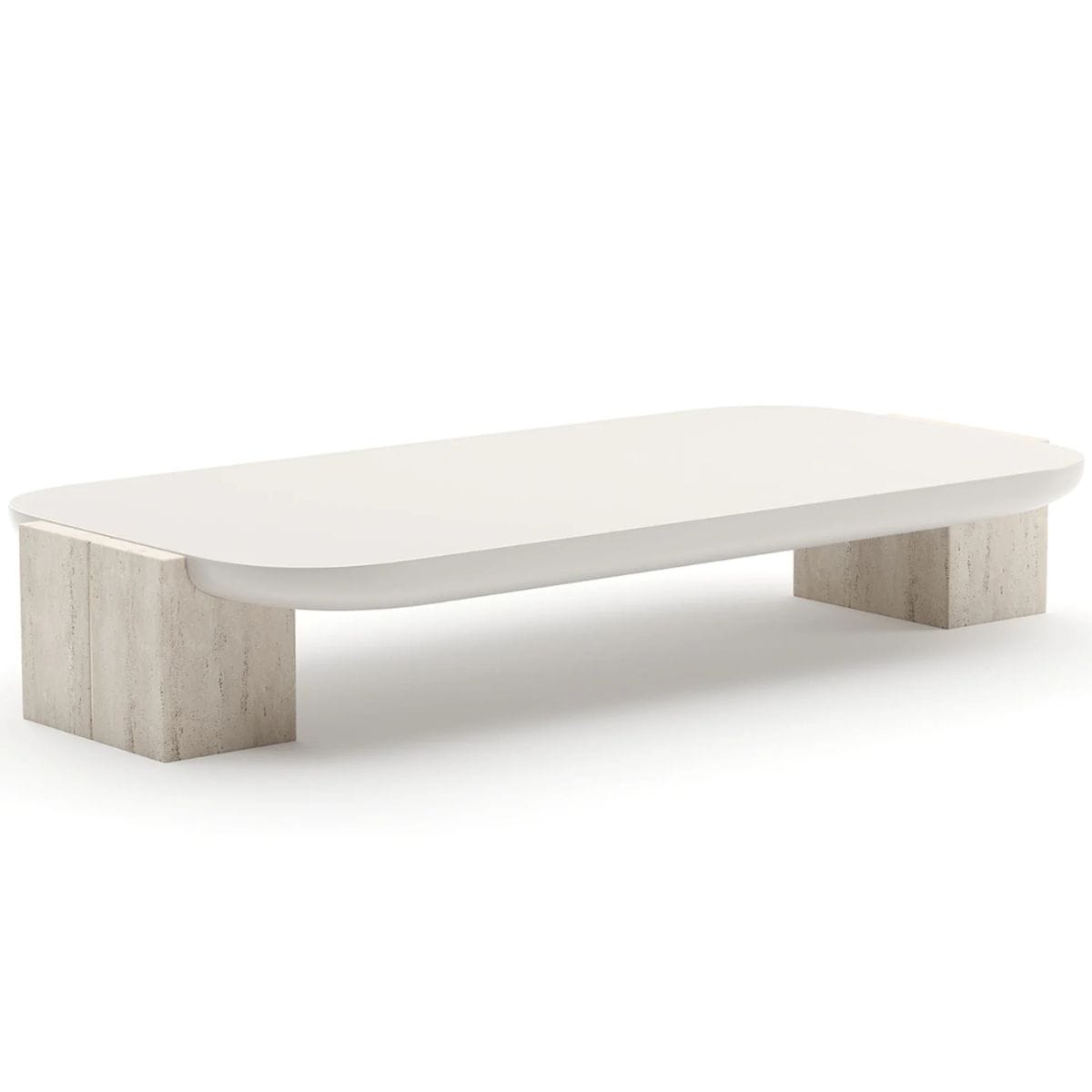 Overlap Rectangular Cocktail Table Coffee Tables