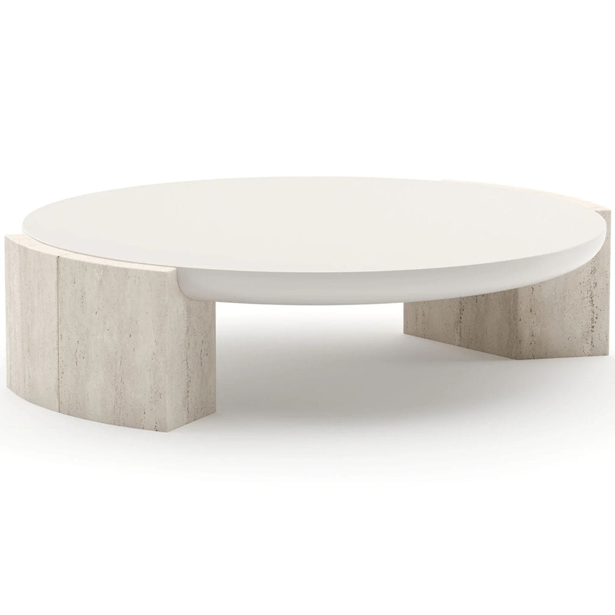 Overlap Round Cocktail Table Coffee Tables