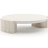Overlap Round Cocktail Table Coffee Tables