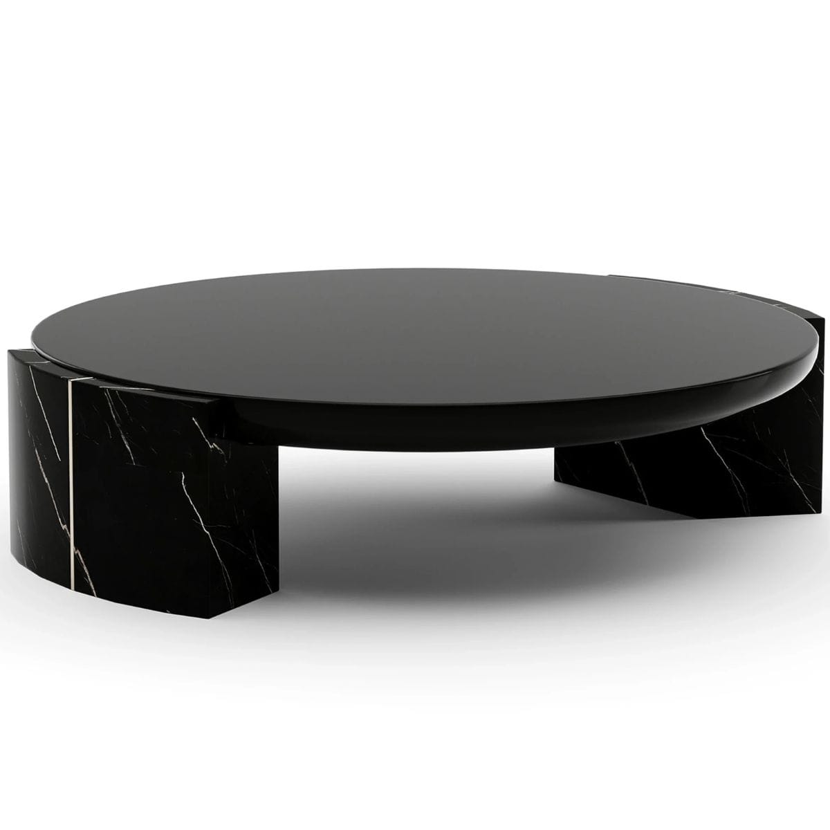 Overlap Round Cocktail Table Coffee Tables
