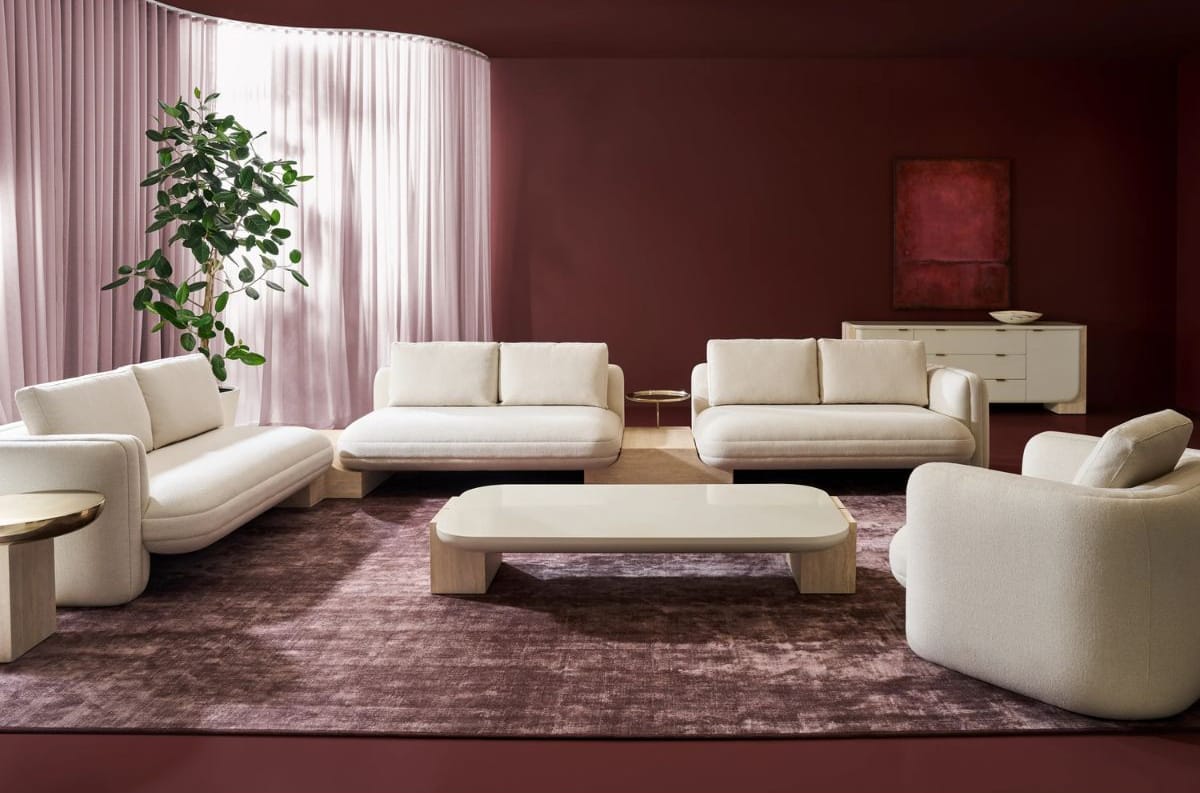 Overlap Round Side Table Side Tables