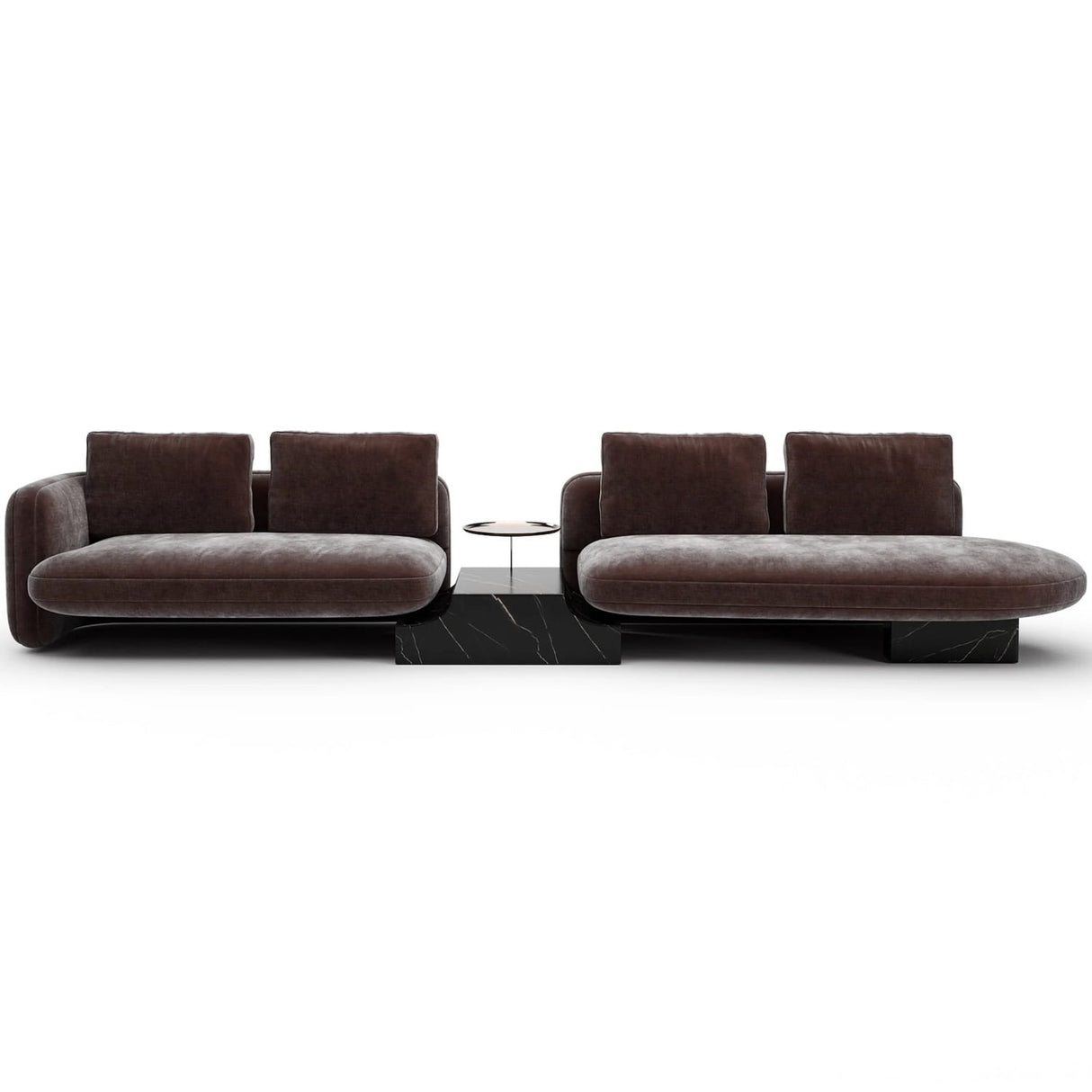 Overlap Sectional Sofas + Sectionals UPH-425V-SEC1-A 662896062380