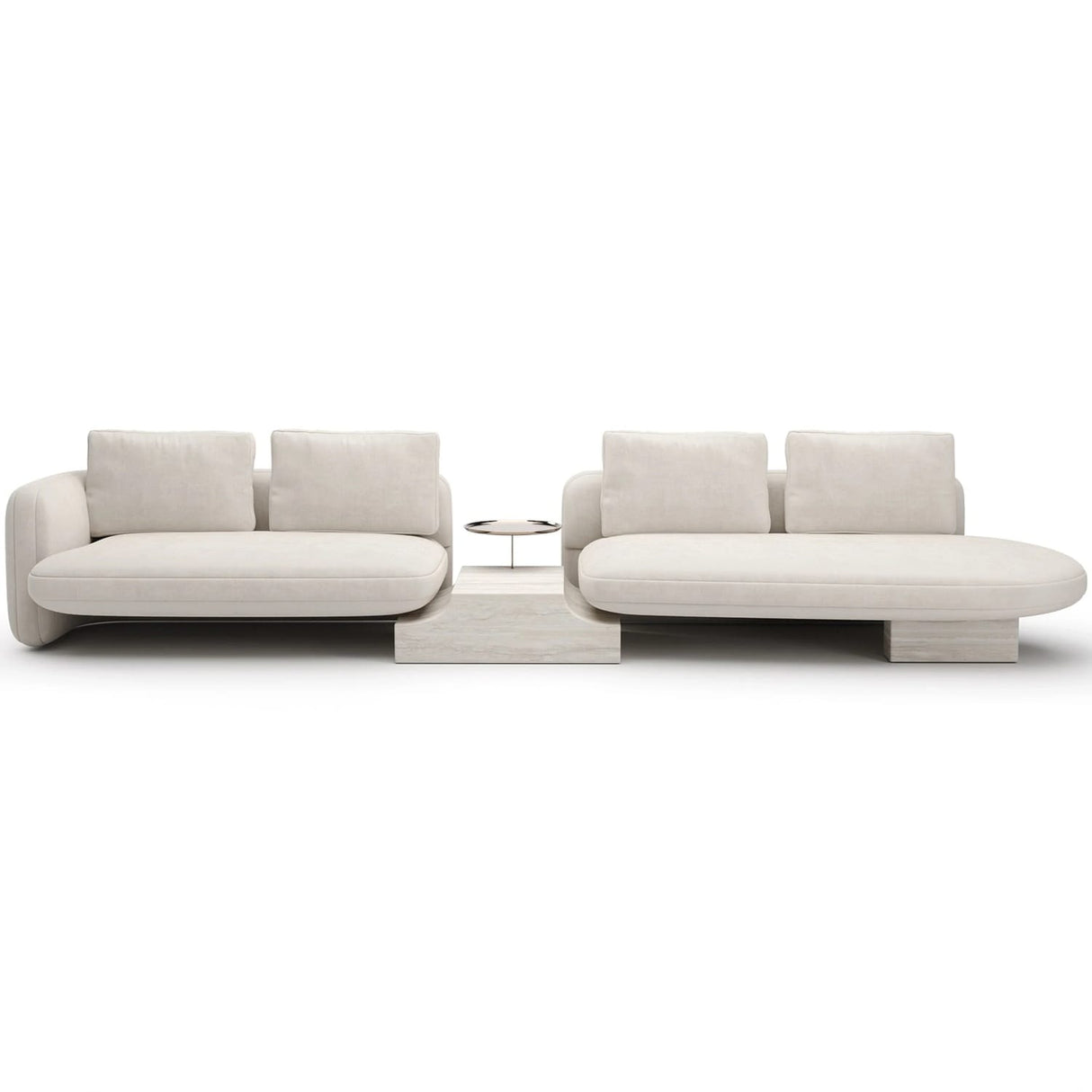 Overlap Sectional Sofas + Sectionals UPH-425V-SEC1-B 662896062397