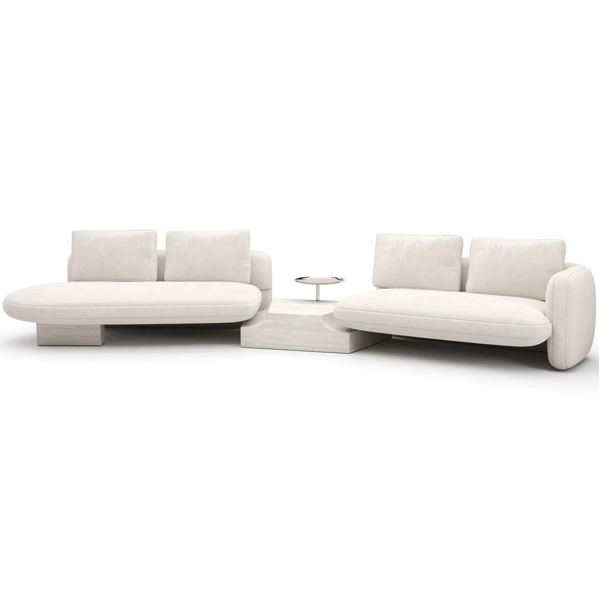 Overlap Sectional Sofas + Sectionals UPH-425V-SEC2-B 662896062519
