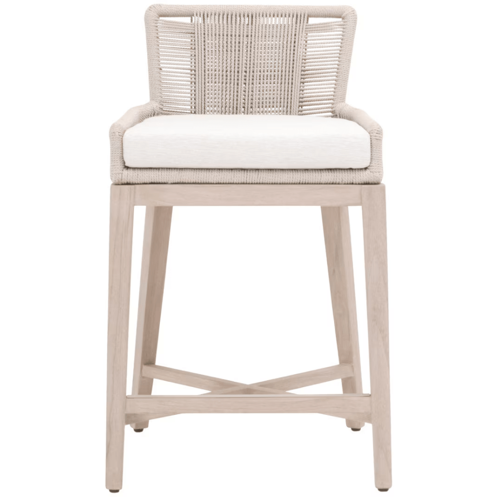 Overlay Outdoor Counter Stool Outdoor Furniture 6859CS.OYS/WHT/W-ET 842279146283