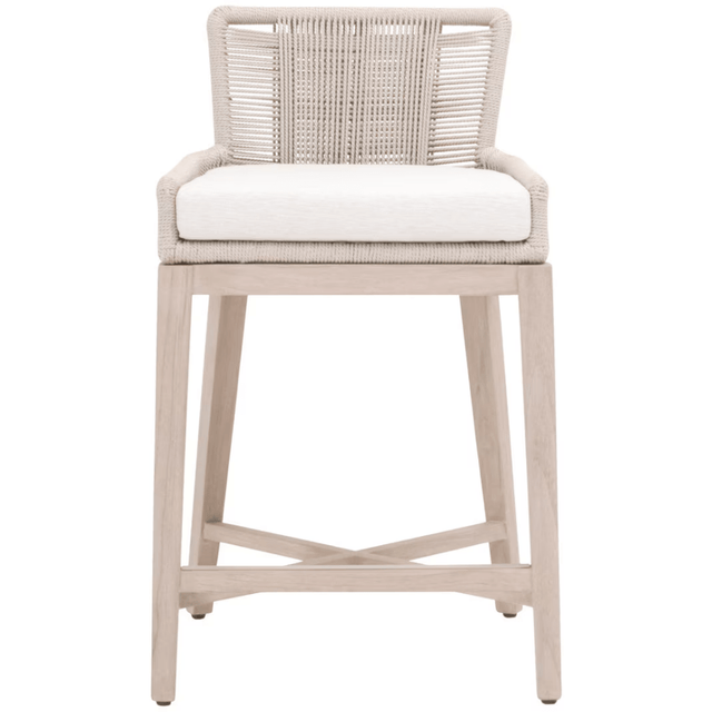Overlay Outdoor Counter Stool Outdoor Furniture 6859CS.OYS/WHT/W-ET 842279146283