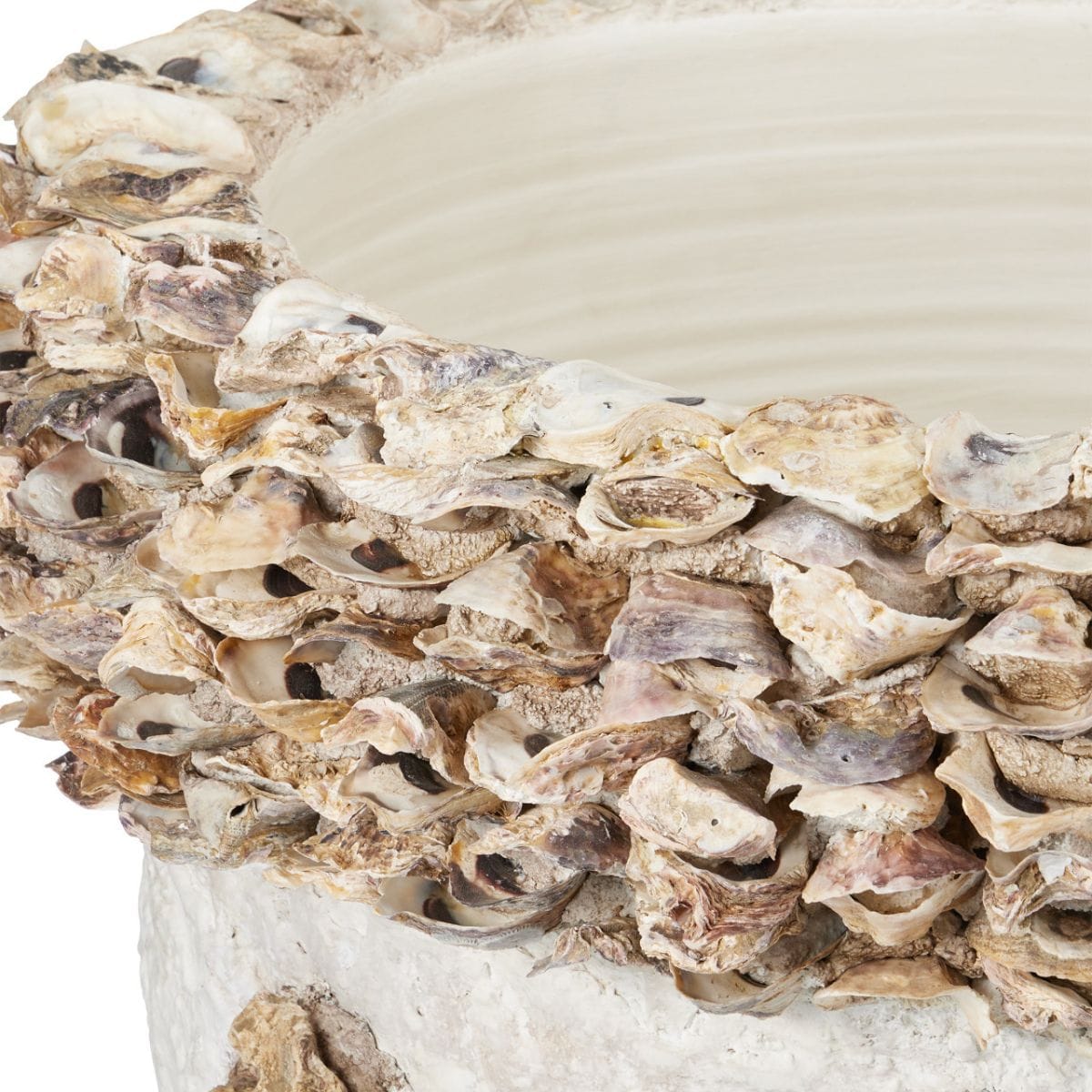 Oyster Shell Planter Outdoor Planters