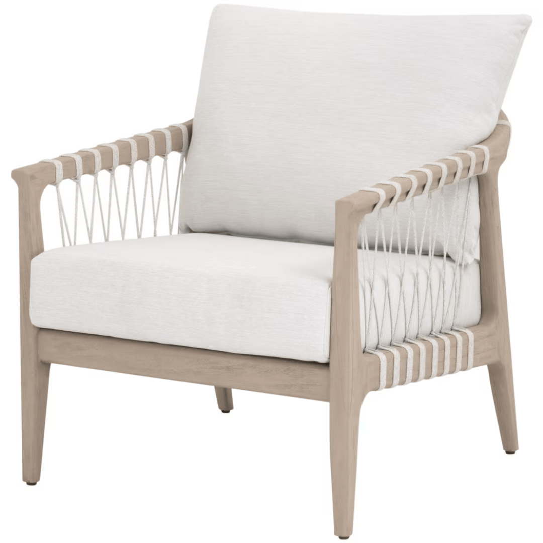 Pacific Outdoor Club Chair Occasional + Accent Chairs 6801.WHT/WHT/W-ET 842279146023