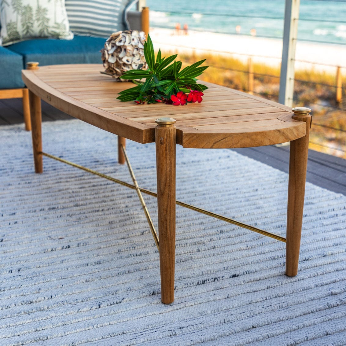 Pacifica Rectangular Coffee Table Outdoor Coffee Tables 14524