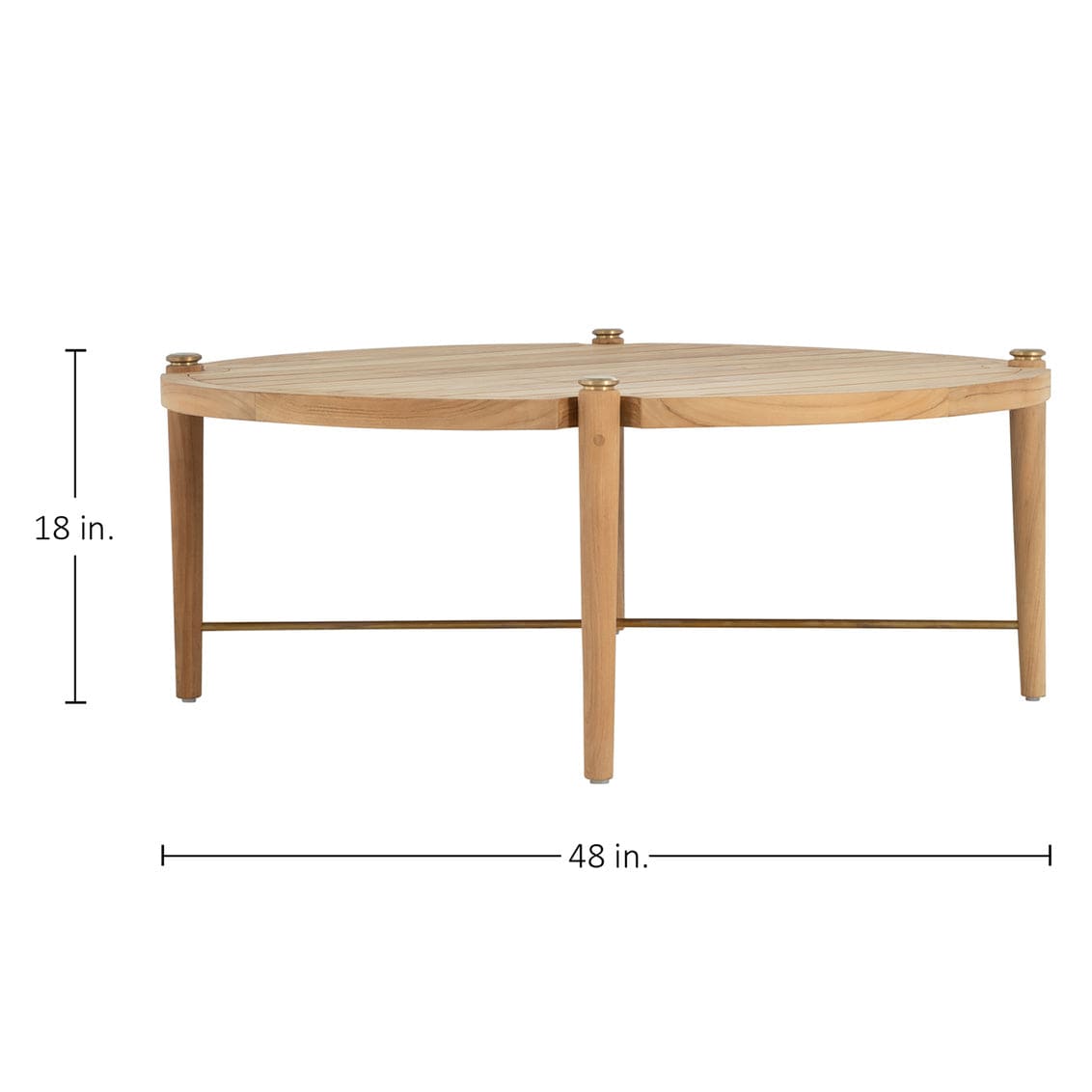 Pacifica Round Coffee Table Outdoor Coffee Tables 14534