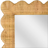 Paula Natural Rattan Wall Mirror Mirrors TOV-C21048