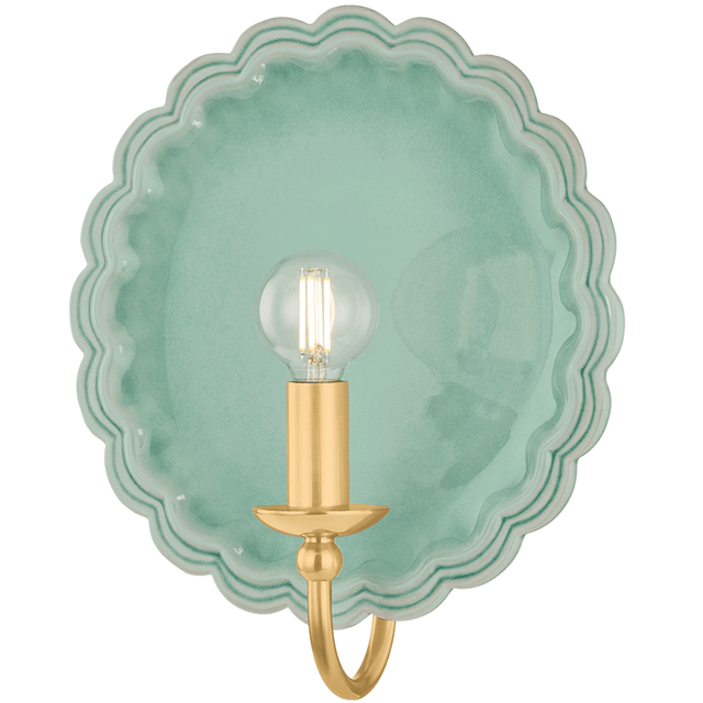 Paulette Wall Sconce Sconces H1140101-AGB/CMC 197292998716