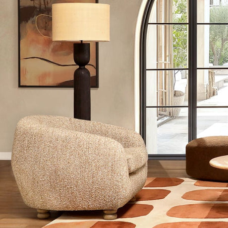 Peggy Occasional Chair Accent Chair DOV34062-BRWN